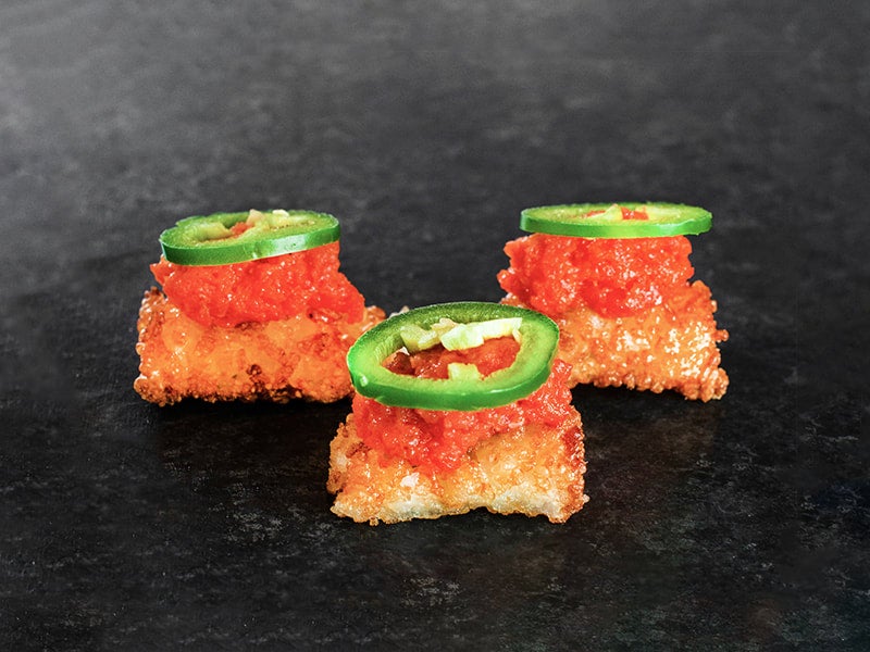 Crispy Rice with Spicy Tuna*