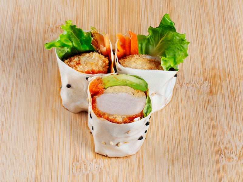 Spicy Panko Tuna Wrap