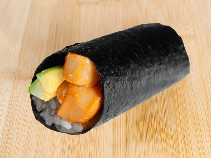 Spicy Patagonian Scallop Hand Roll*