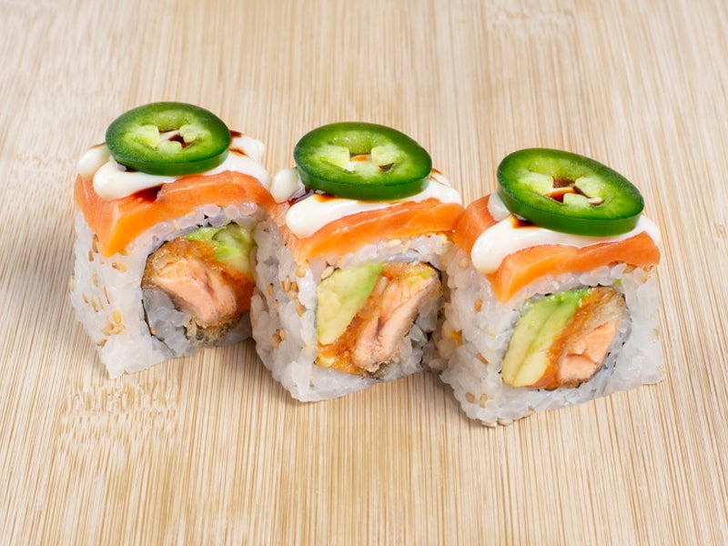 Spicy Salmon Crunchy Roll